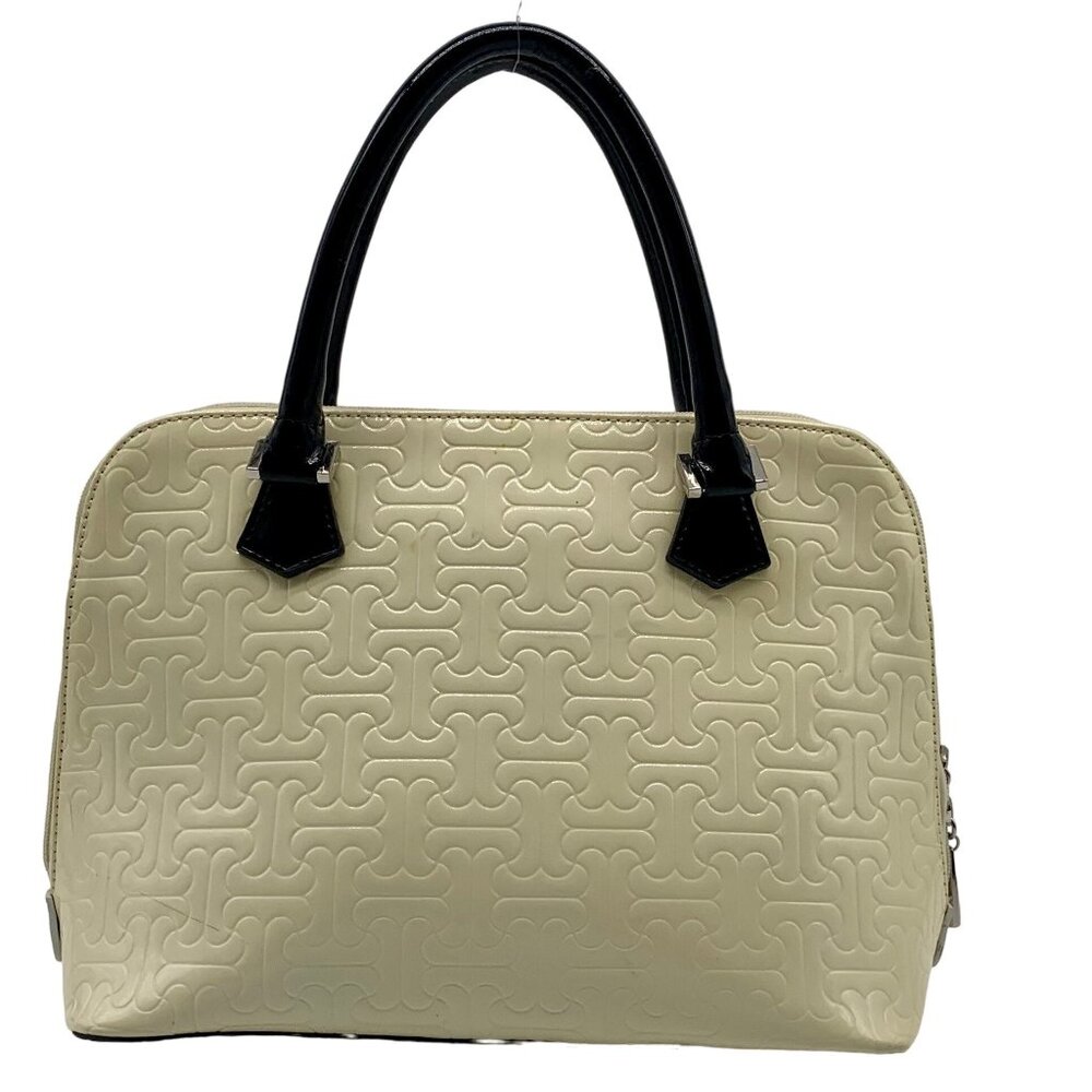Bravo of Beverly Hills Limited Edition Ivory Painted Leather Satchel